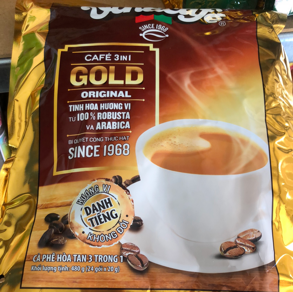 6006 Cà phê hòa tan Vinacafe 480g ( 24 gói x20g ). (6592118096071)