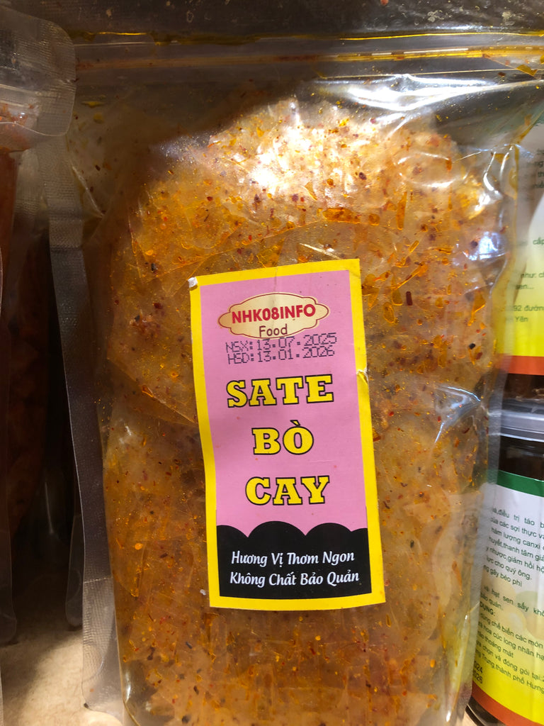 Bánh tráng trộn saté bò cay 200g (10318539260241)